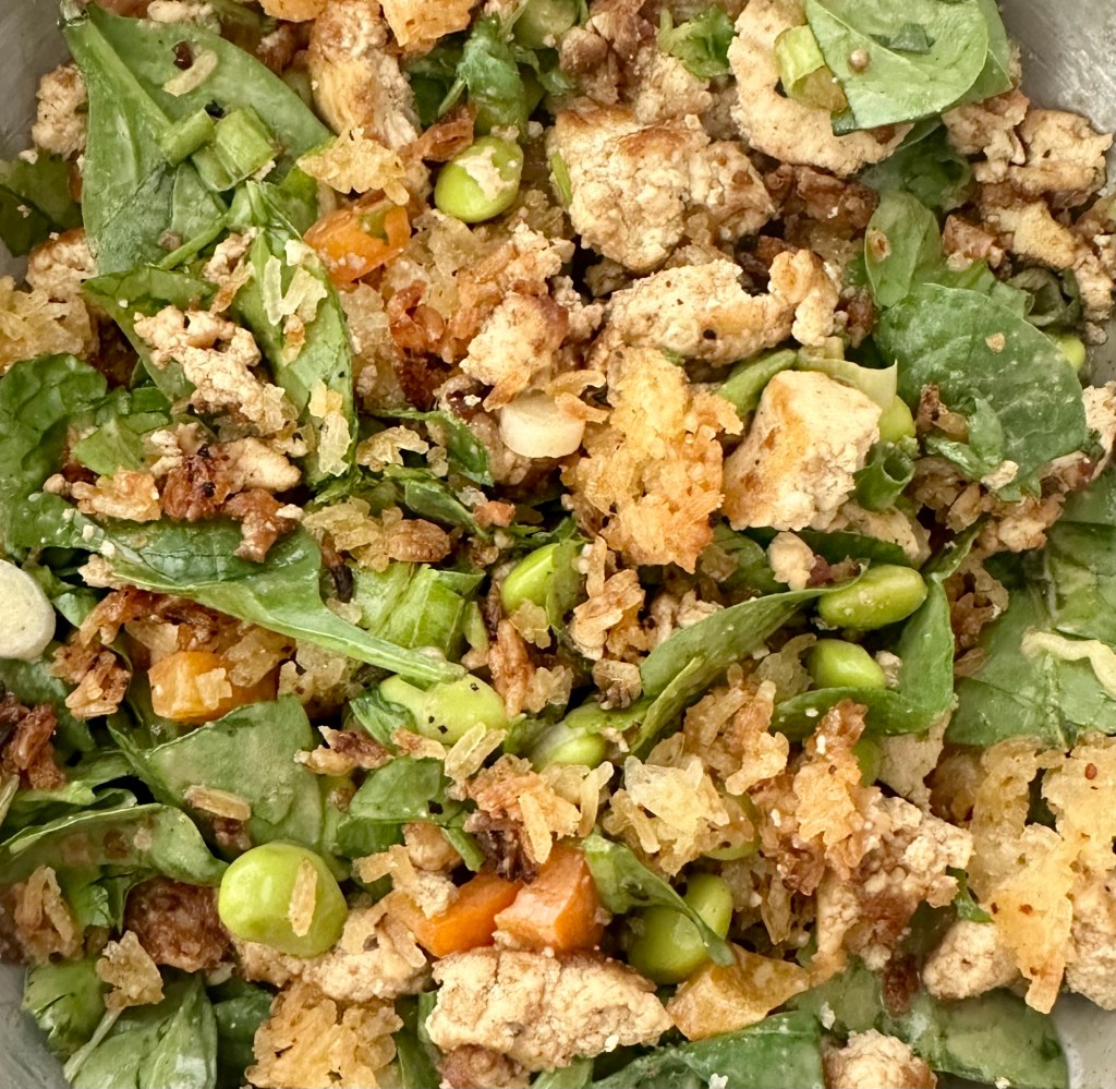 Crispy Rice and Tofu Asian&nbsp;Salad